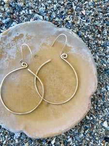 Perfect Brass Hoops