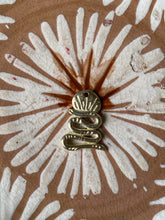 Load image into Gallery viewer, Snake Seer Charm - in bronze or silver
